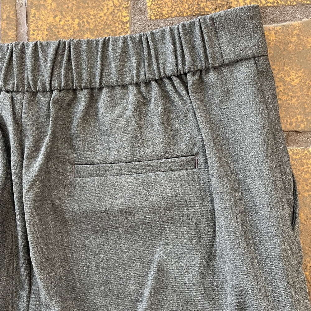 NWT Banana Republic Factory Grey Hayden Tapered Pull-On Trouser Pant - Picture 12 of 16